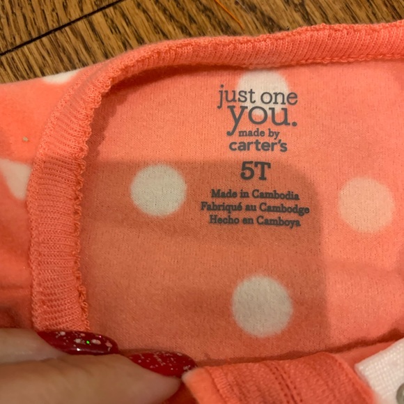 Carter's Just One You Unicorn Sleep and Play Size 5T - Picture 5 of 5